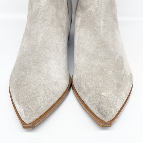 Marc Fisher Women's Yikalo Suede Leather Chelsea Bootie Taupe Size 9 M - Picture 11 of 15